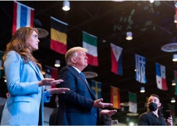 Trump ‘blessed’ in visit to packed church